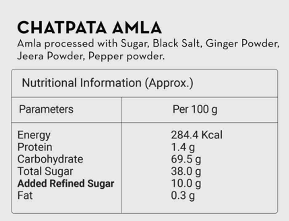 GO DESi Desi Chaat Chatpata Amla
