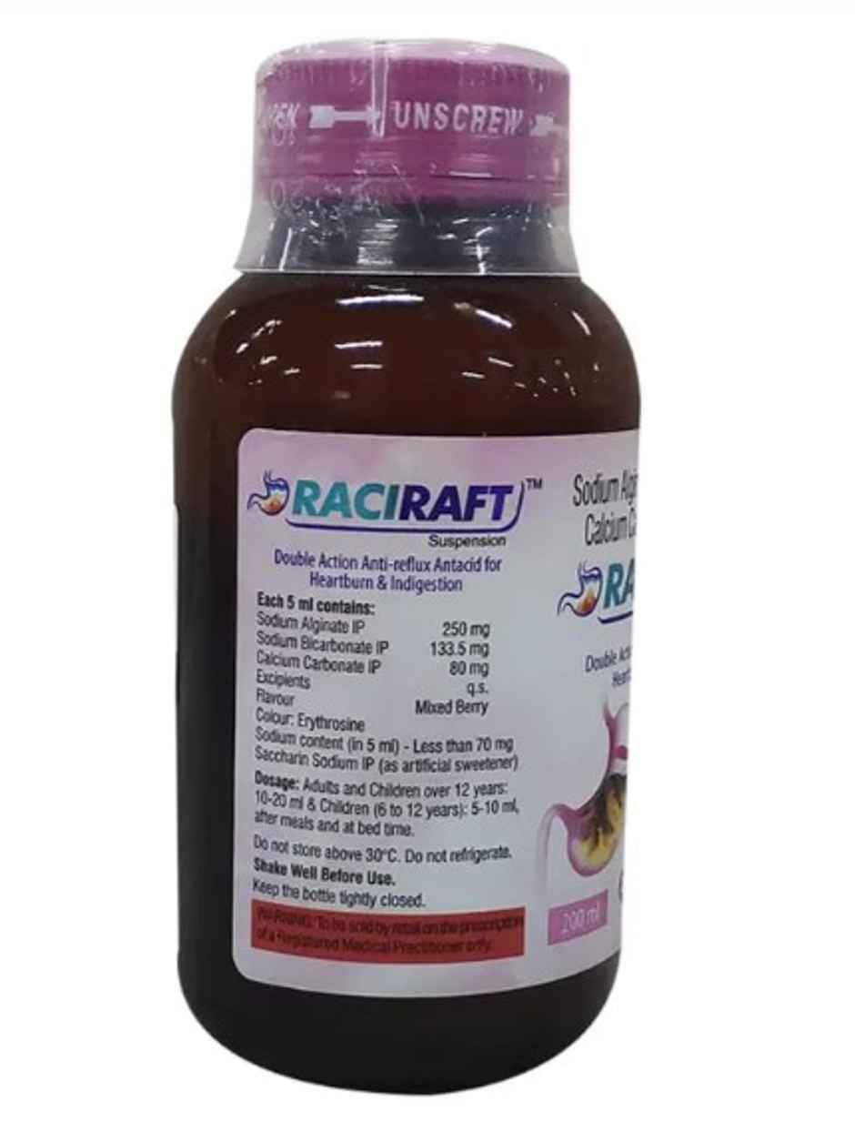 Raciraft Mixed Berry Flavour Sugar Free Oral Suspension