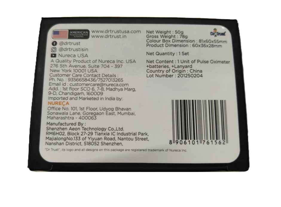 Dr Trust 201 Signature Series Pulse Oximeter