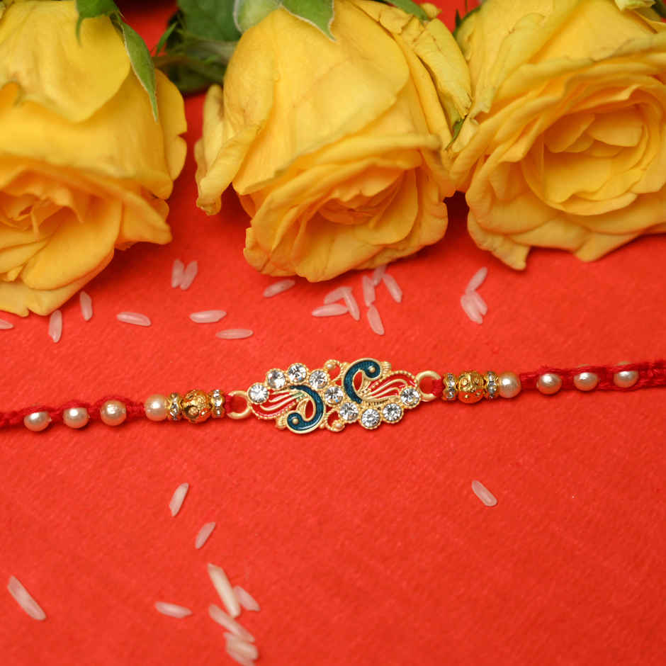 Aurum Assorted Mayur Rakhi - Colorful Set