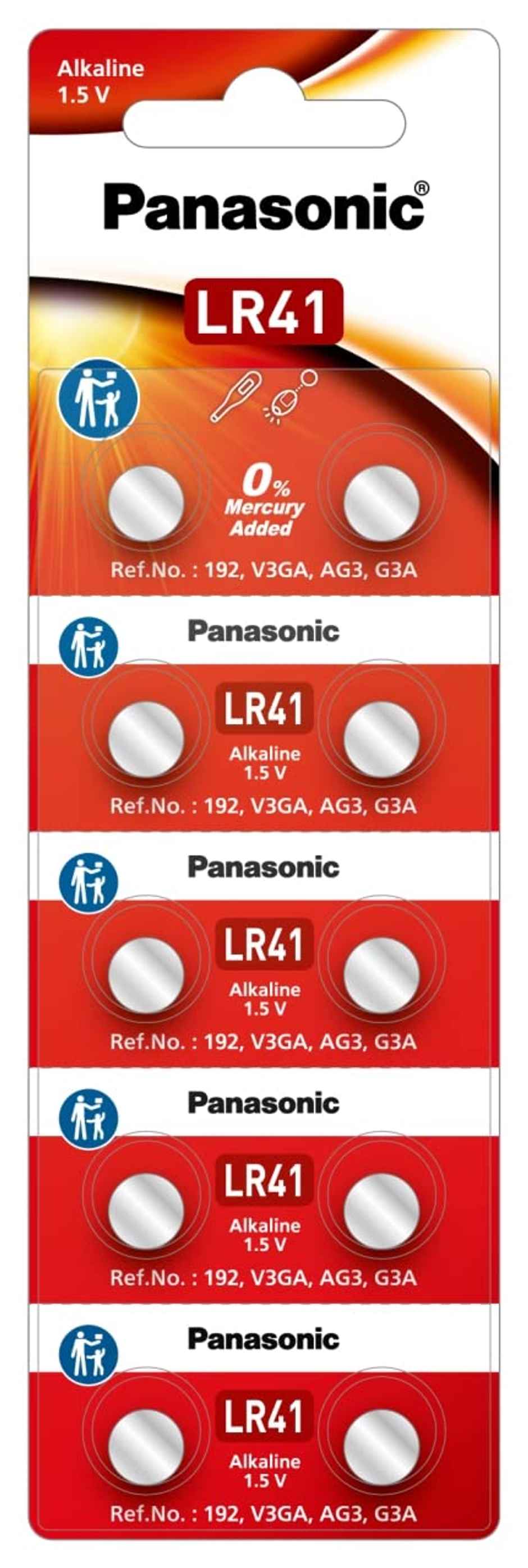 Buy Panasonic Lithium Battery -Lr-41/10 Be | Pack of 10 Online - Price ...
