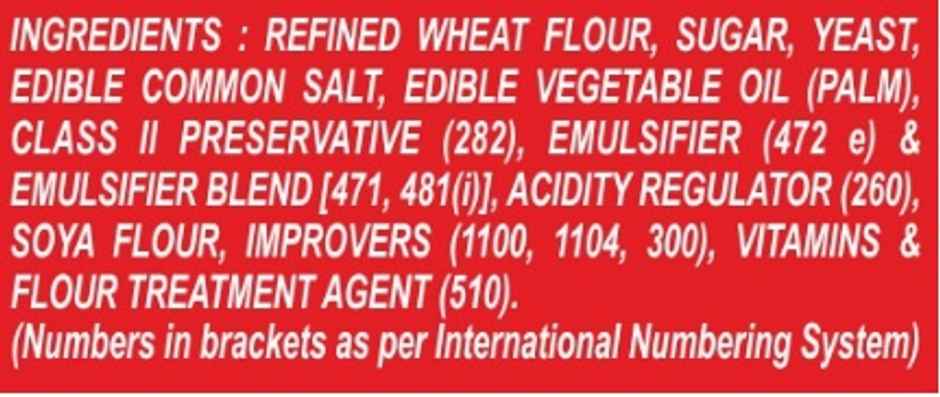 Kalory Vitamin Enriched White Bread