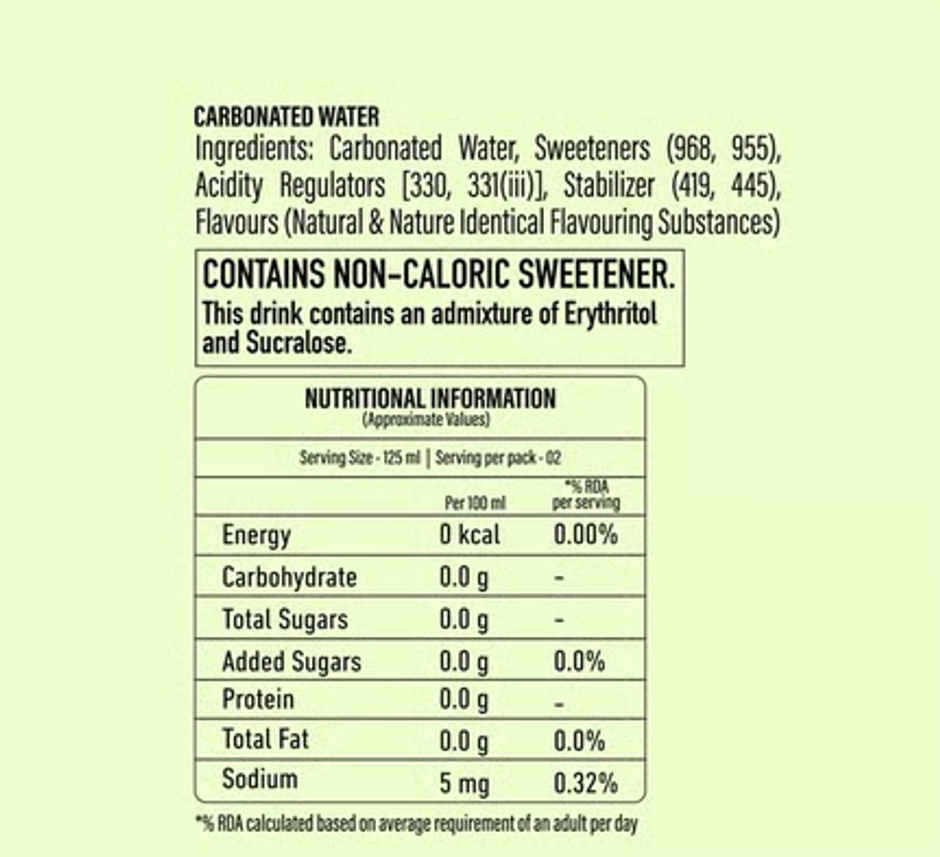 Jimmy's Barcraft Zero Sugar Sparkling Drink Mixer | Cucumber & Basil