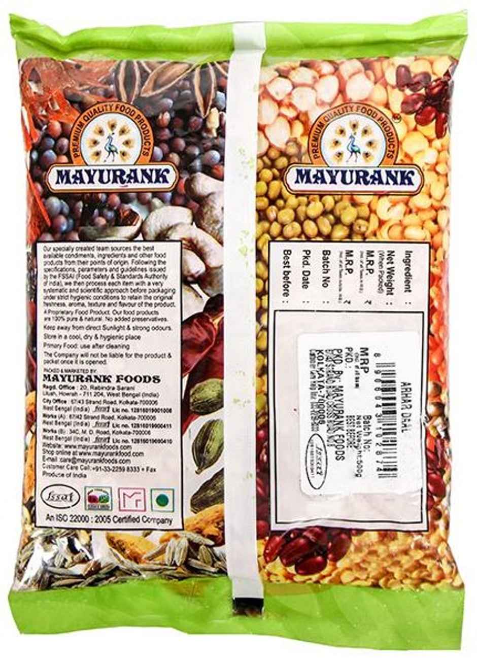 Mayurank Arhar | Tur Dal