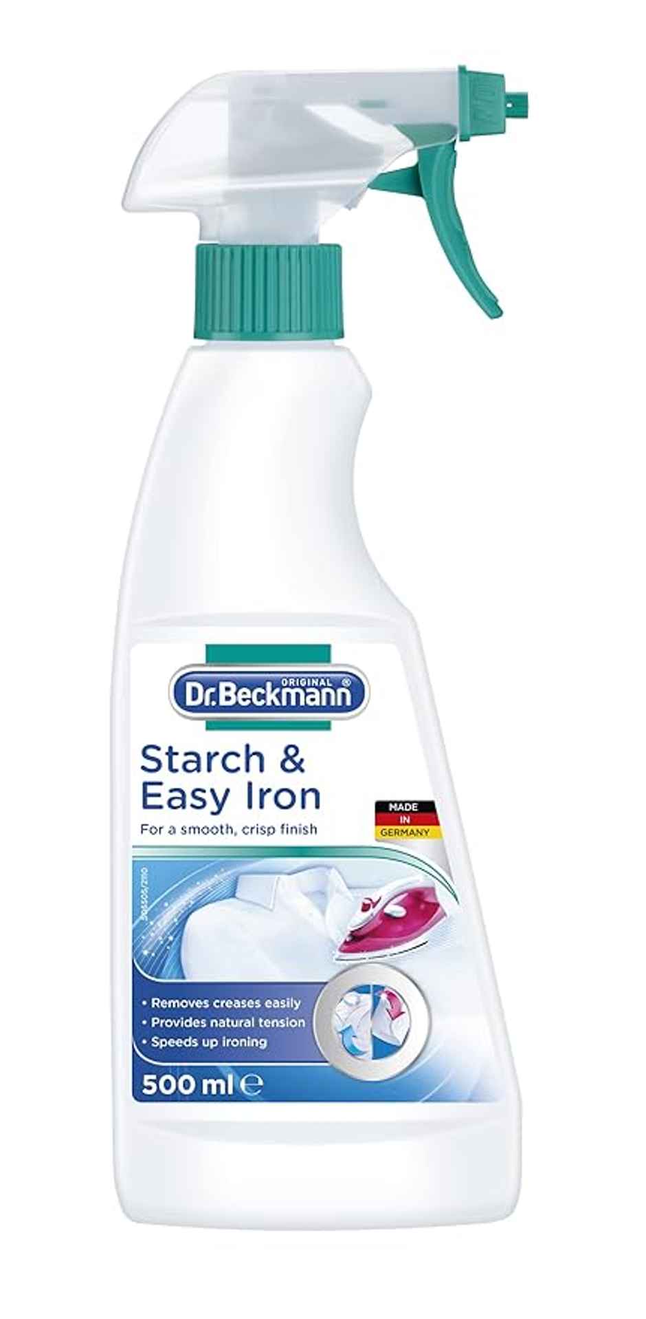 Dr. Beckmann Starch And Easy Iron | Iron Spray For A Smooth | Crisp Finish