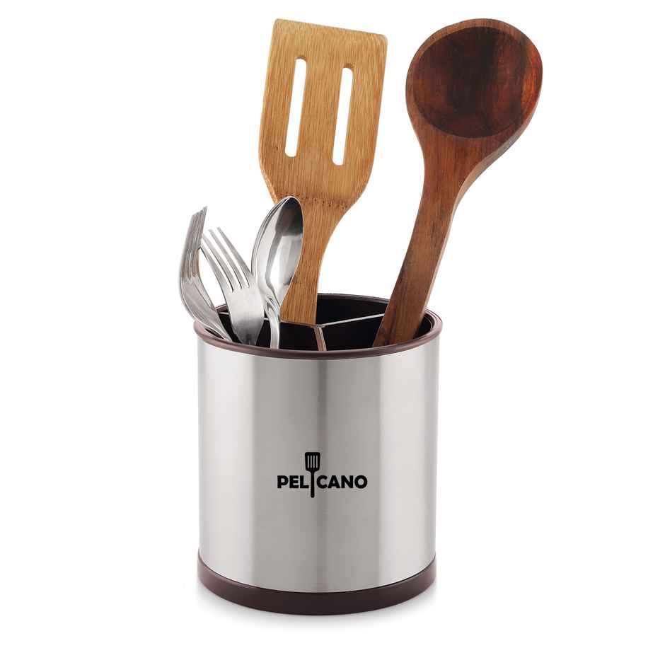 Liza Industries Pelicano Multipurpose Stand |Outer Stainless Steel | Assorted