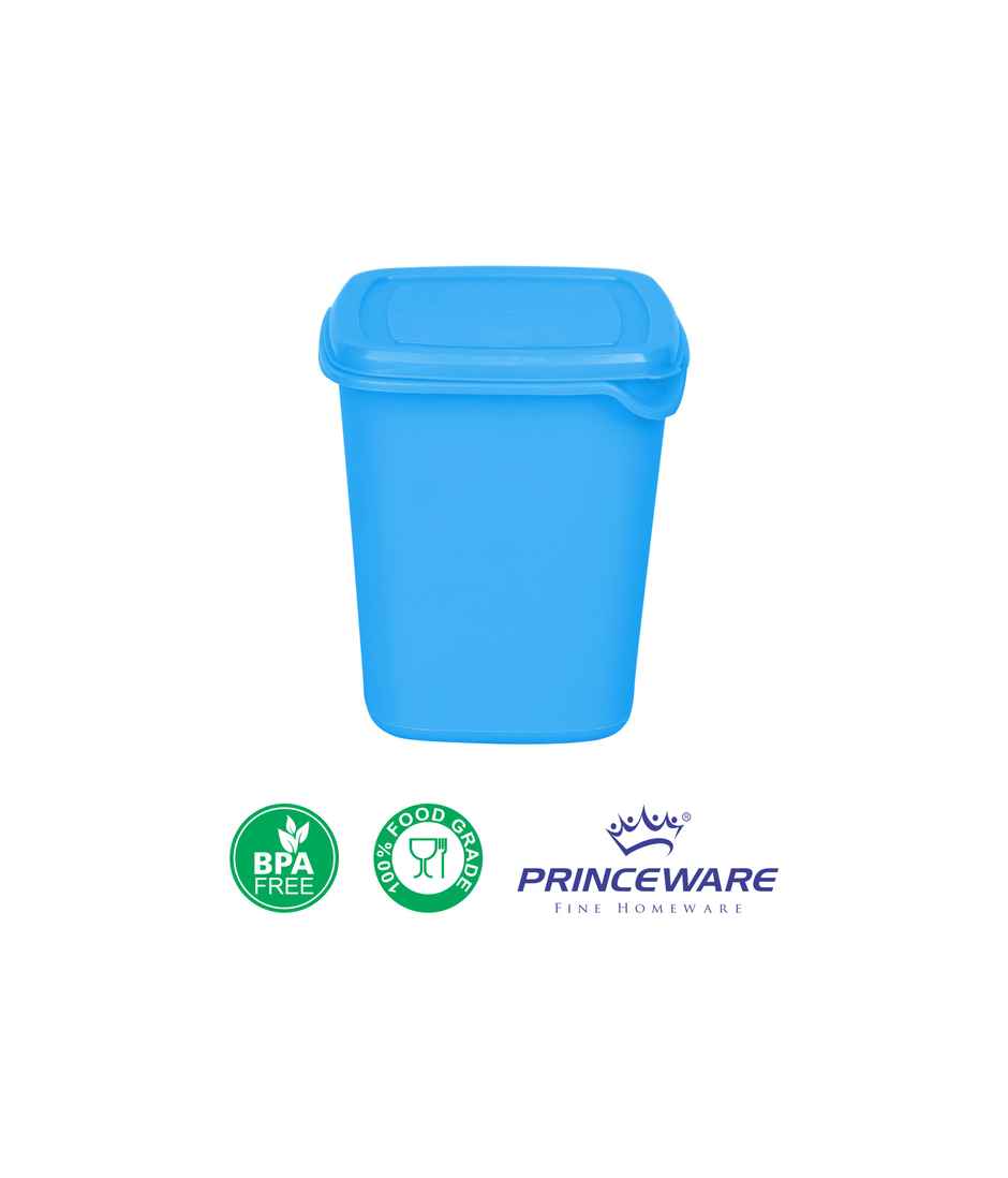 Princeware Pilot Kitchen Storage Container Set of 2 Pcs | 850 ml Each- Blue