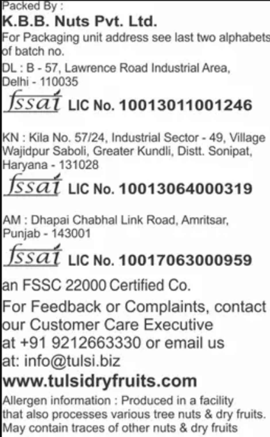 Naturoz Cashews W 320 Popular