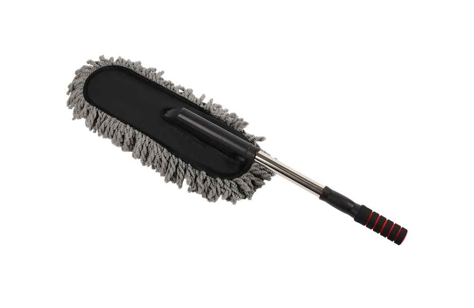 Motorzee Microfiber Car Duster Brush with Extendable Handle Wet and Dry Scratch Free