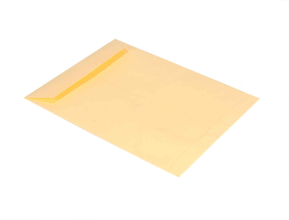 Saya Count of 50 Yellow Laminated Envelopes - 10 x 12 in Strong Pasting for Secure Document Storage