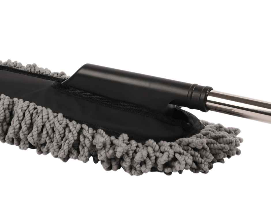 Motorzee Microfiber Car Duster Brush with Extendable Handle Wet and Dry Scratch Free