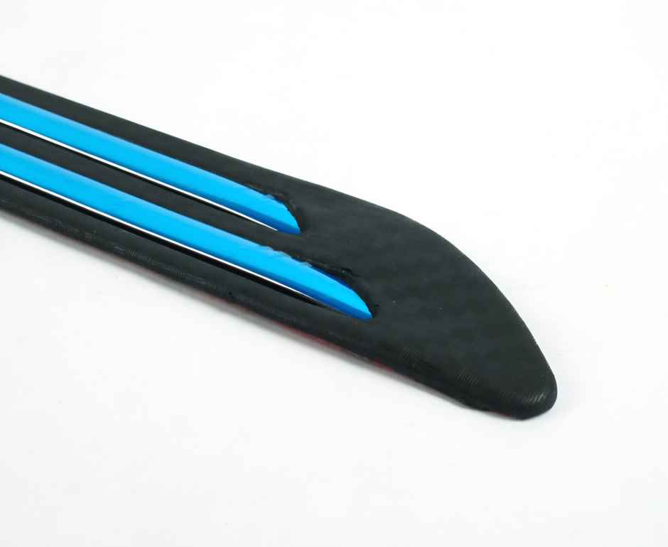 Motorzee Car Bumper Scratch Guard Strong and Durable Compatible with All Cars Carbon Style | Black