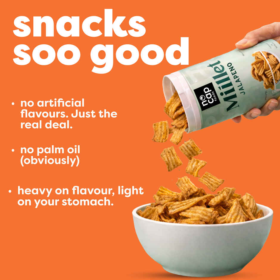 Nocap Millet Jalapeno Chips