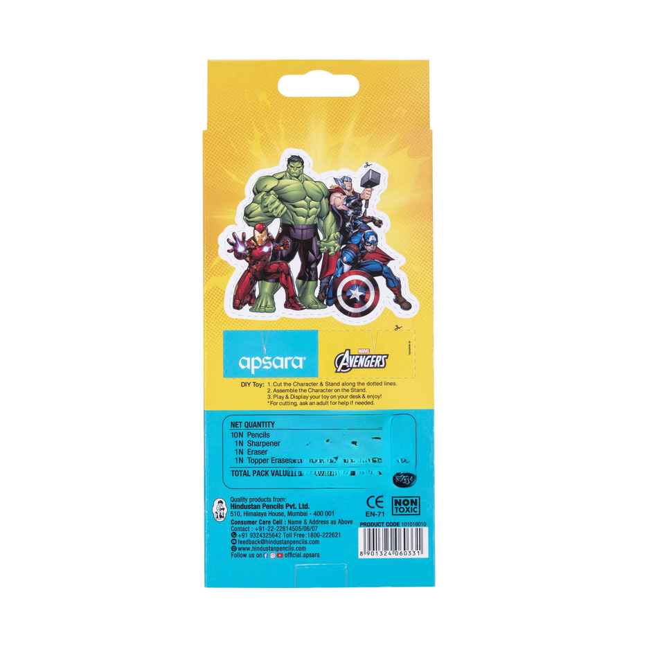 Apsara Marvel Avengers Extra dark pencil Pk-10
