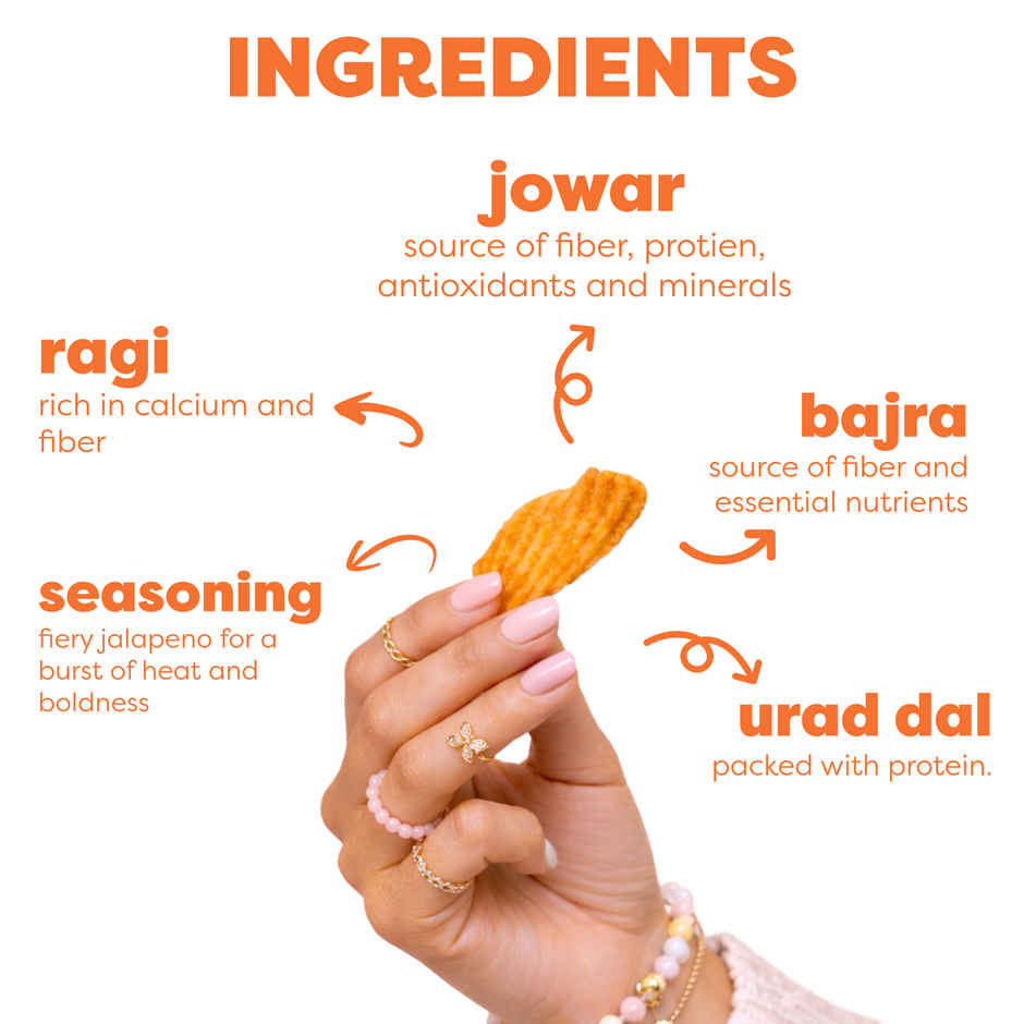 Nocap Millet Jalapeno Chips