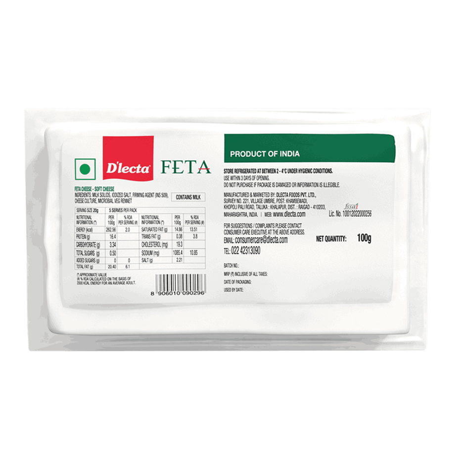 Dlecta Natural Feta Cheese Blocks