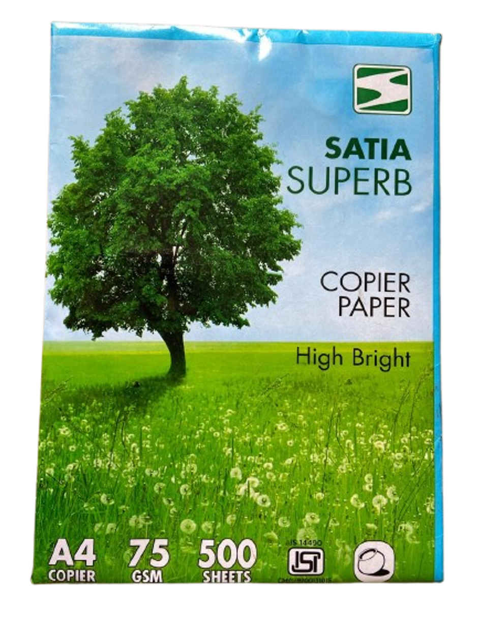 Satia A4 Copier Paper 75 Gsm, 500 Sheets