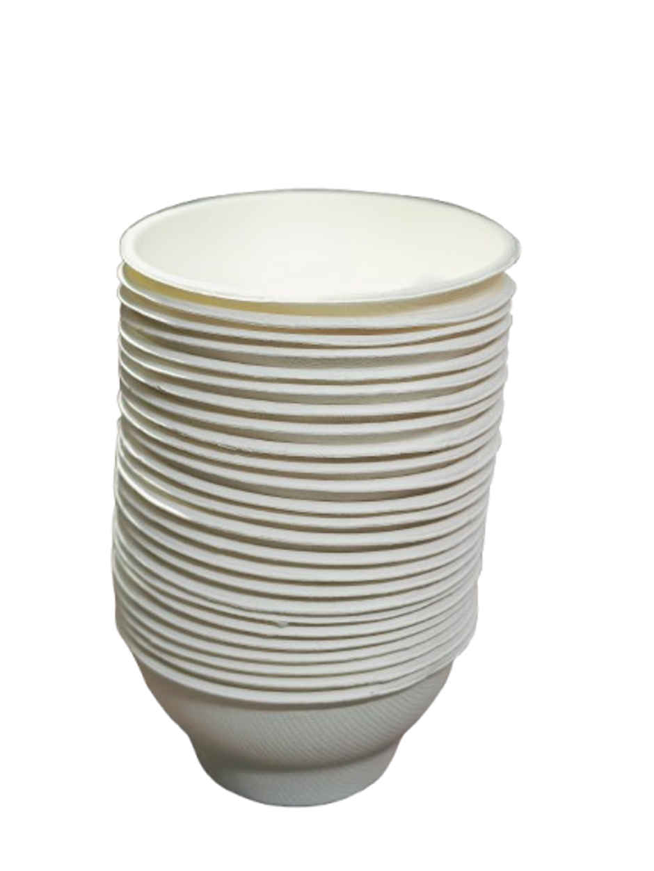 Disposable Round Bowl | 4 inch | 180 ml | Pack of 25 | Antzco