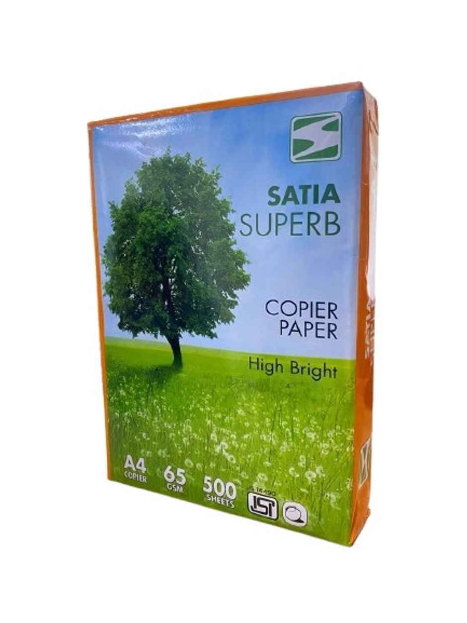 Satia A4 Copier Paper 65 Gsm, 500 Sheets