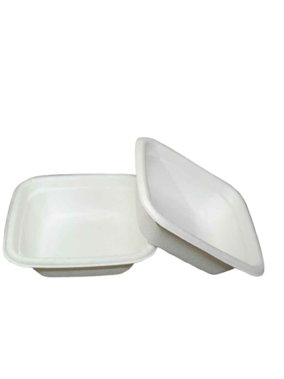 Square Disposable Plate | Pack of 25 | 4 inch | Antzco