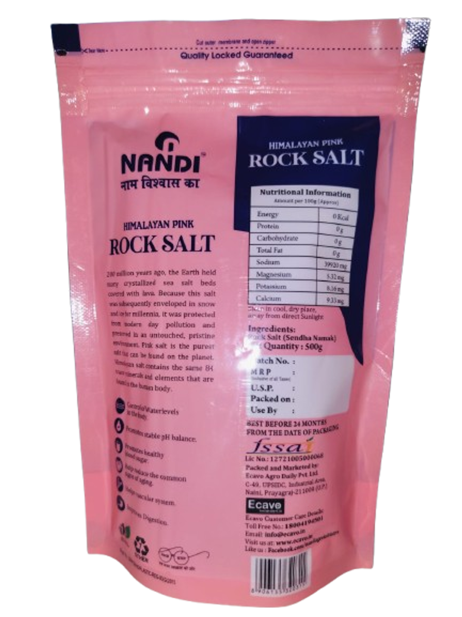 Nandi Himalayan Pink Rock Salt Sendha Namak
