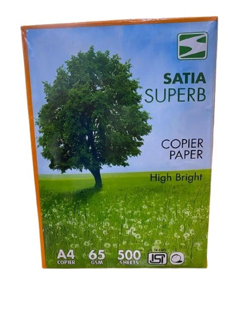 Satia A4 Copier Paper 65 Gsm, 500 Sheets