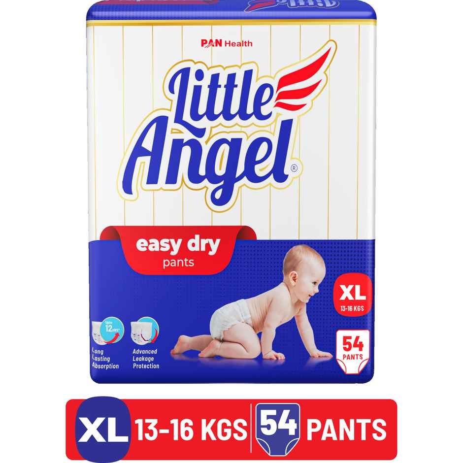 Little Angel Easy Dry Pull-Up Diaper Pants 13-16 Kg | XL | Pack Of 54