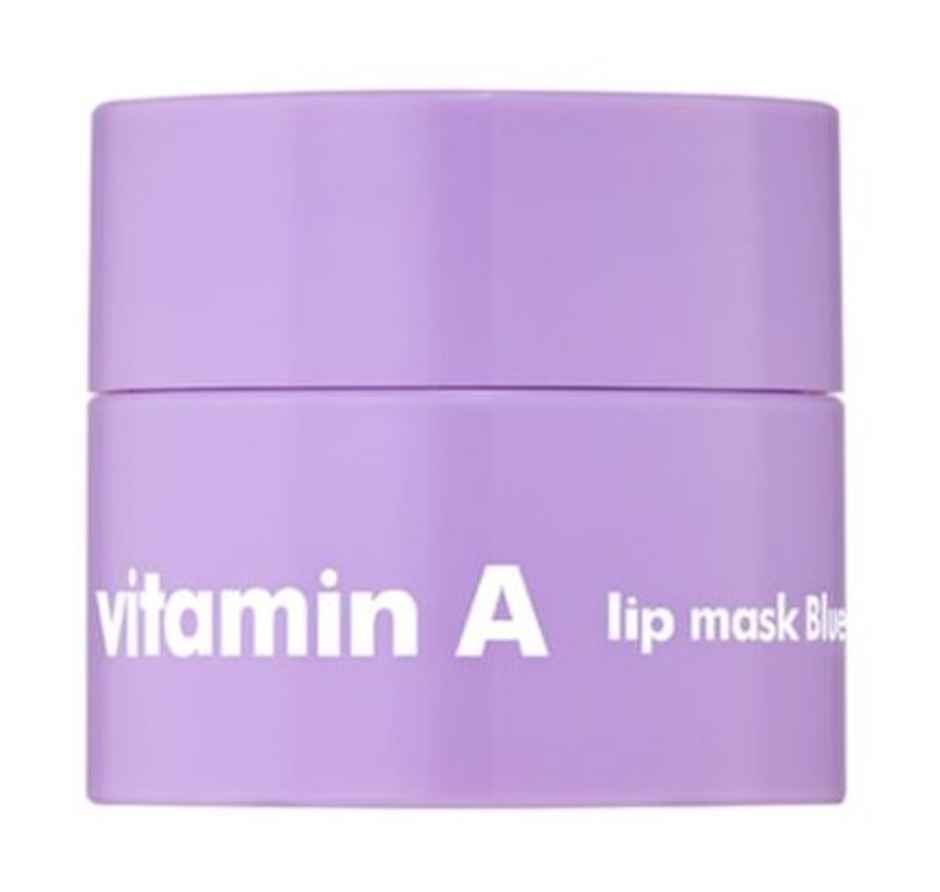 Tha Face Shop Vitamin A Lip Balm Mask With Blueberry Extract & Shea Butter For Soft & Juicy Lips