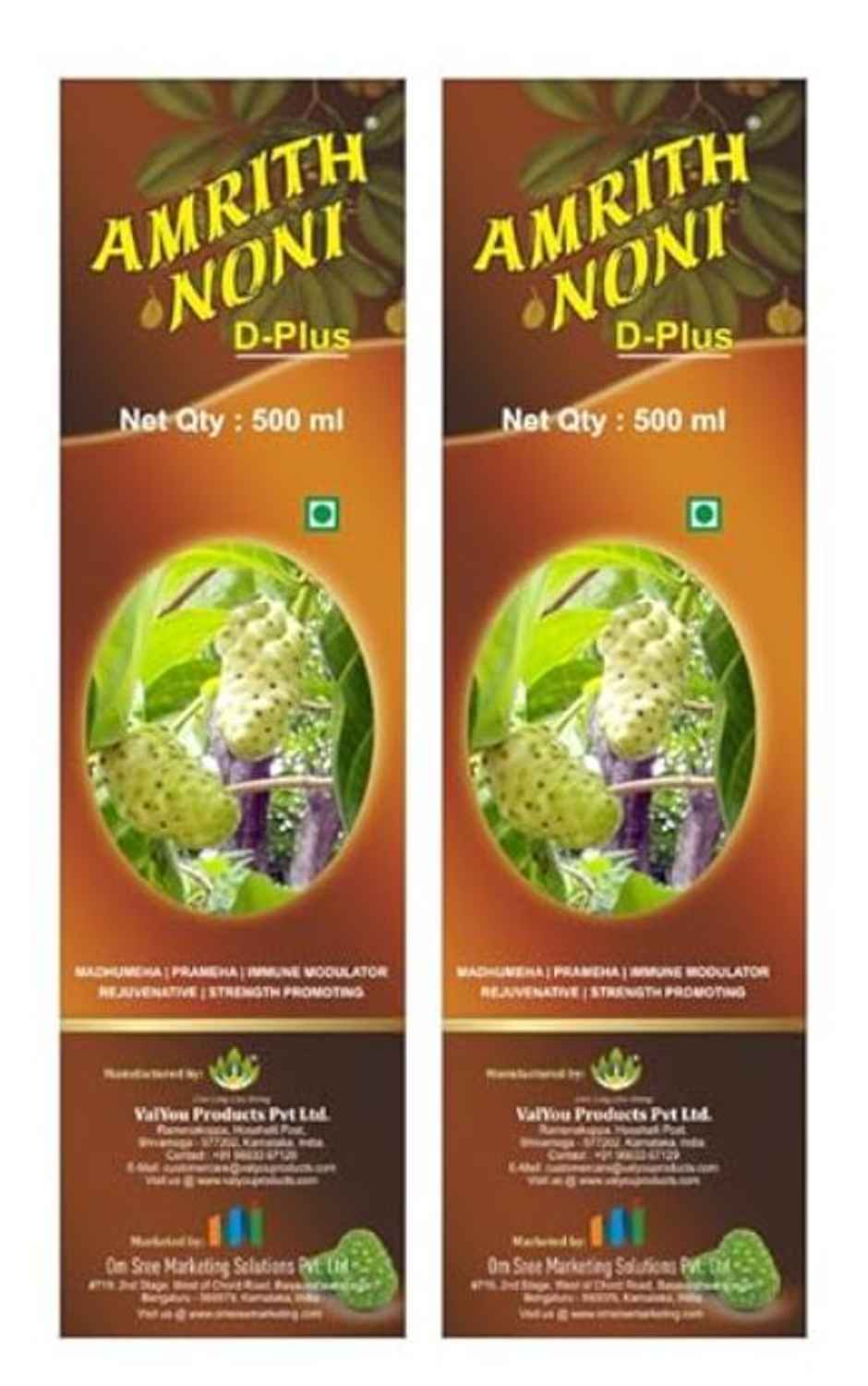 Amrith Noni D Plus Liquid 500mL