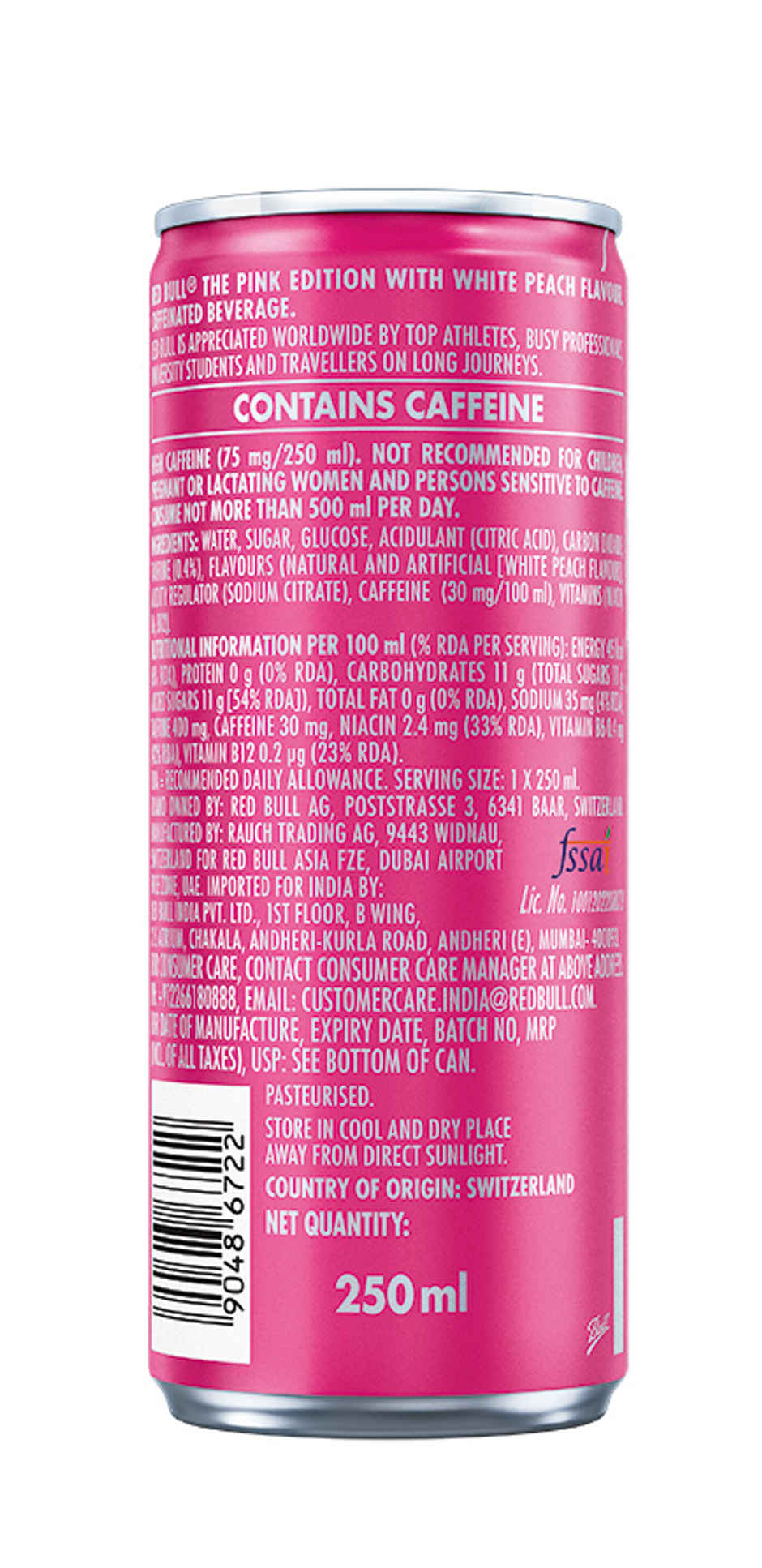 Red Bull Energy Drink The Pink Edition