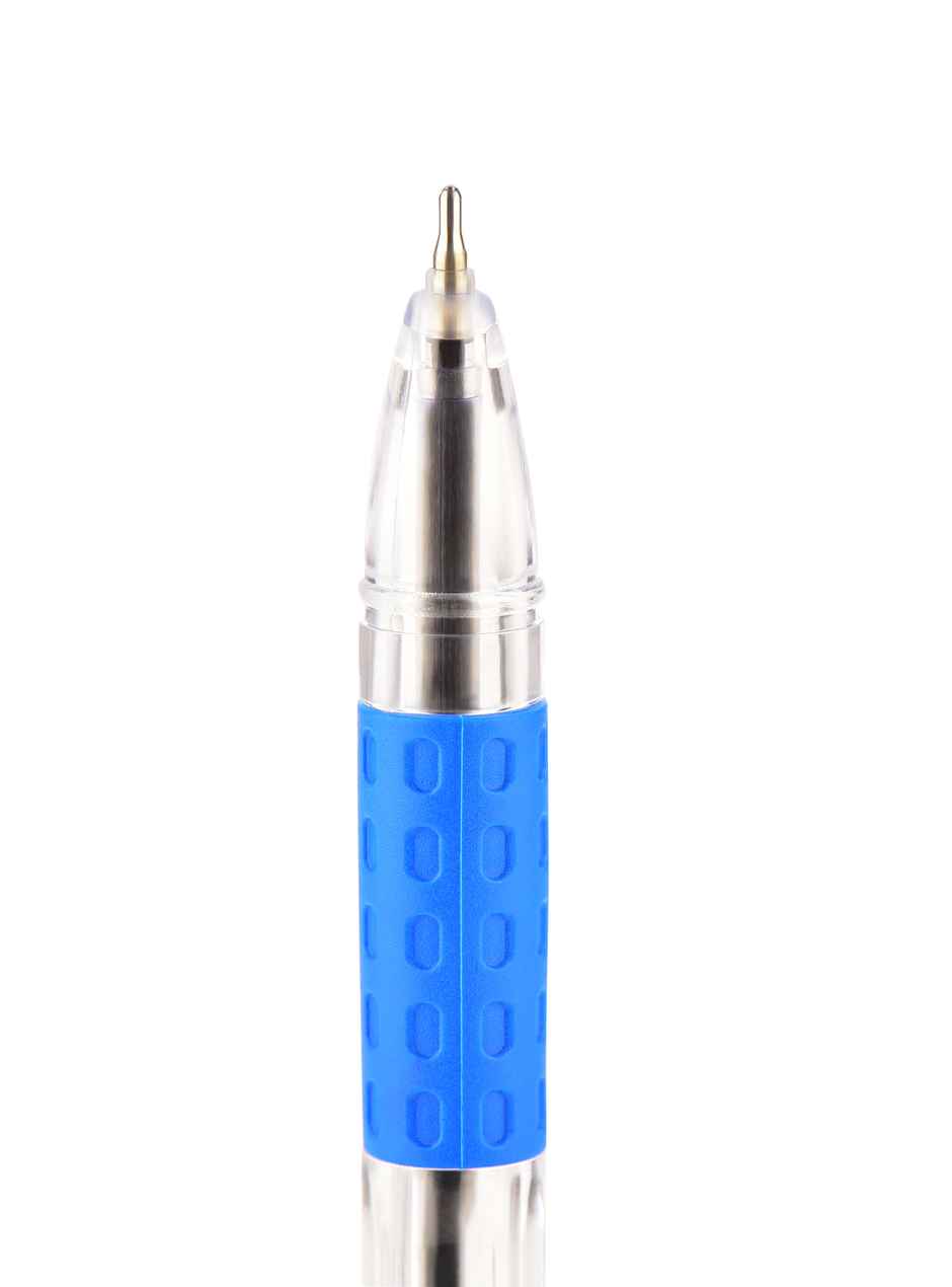 Nataraj Superx Ball Pen, smooth writing, long writing & comfortable grip Blue - Pack of 5