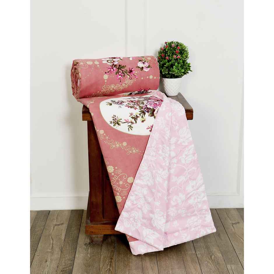 Dream Living Dohar | Premium Super Soft Lightweight Multi Purpose Super Soft for Every Season | Dusty Rose