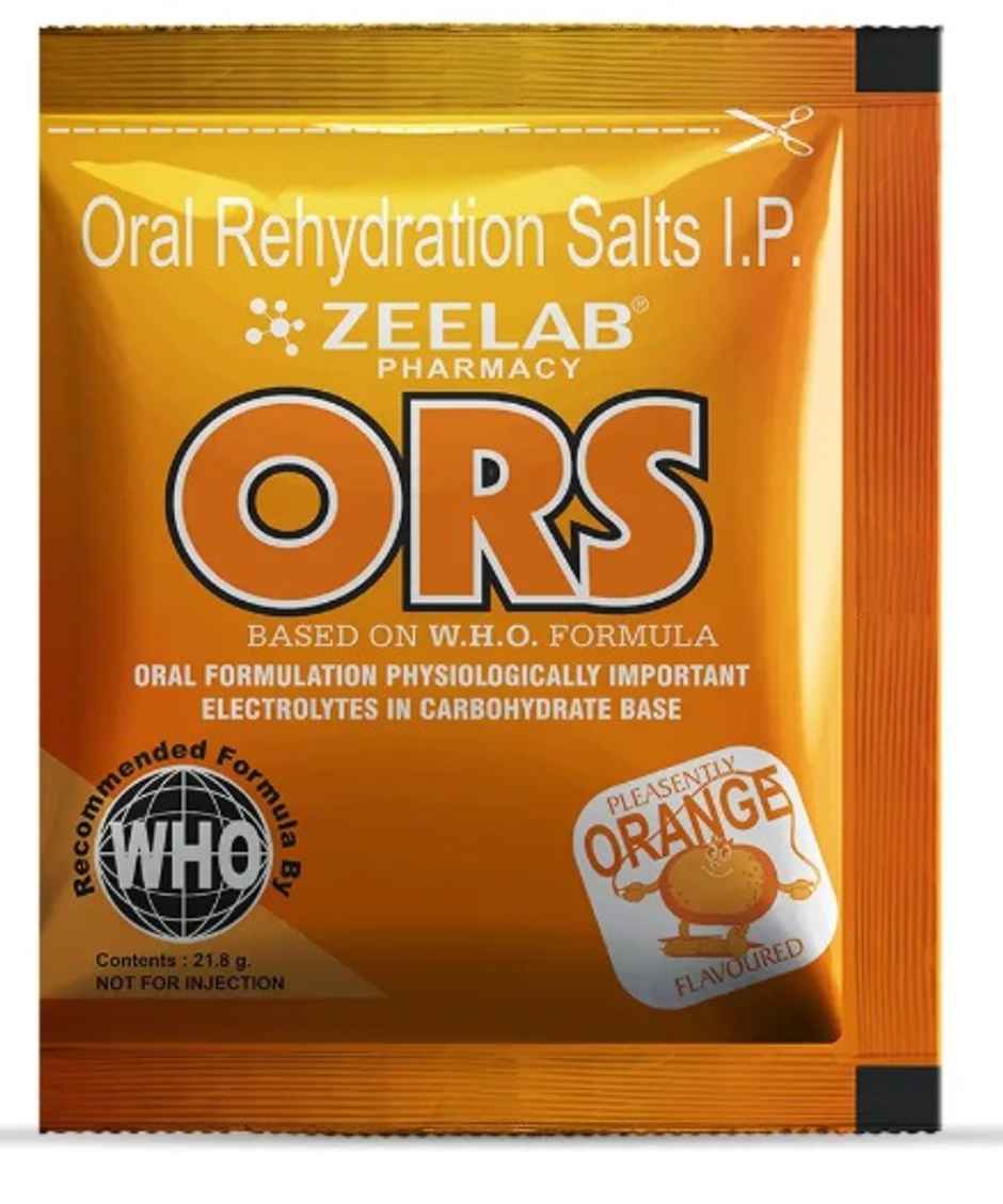 Zeelab ORS Powder | Orange Flavour Combo 