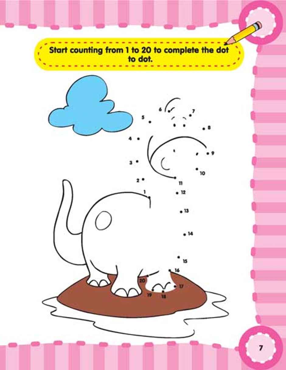 Dreamland Fun with Dot to Dot - Pack (5 titles) | Gift for kid | Gift Pack | Books for kid, 160 Pages