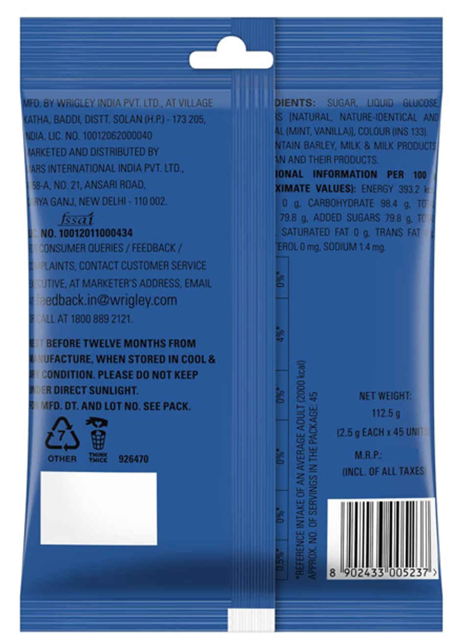 Doublemint Ice Burst Candy