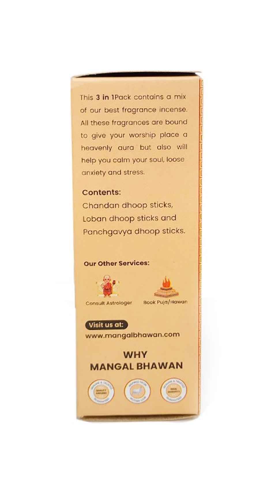 Puja Dhoop Stick - 3 In 1