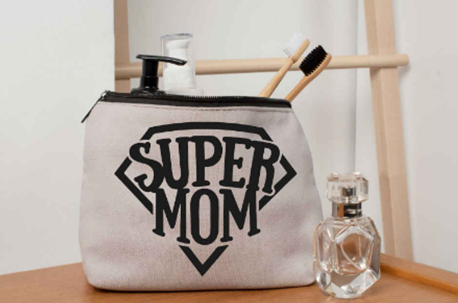 Super Mom Canvas Pouch | Mad Over Print