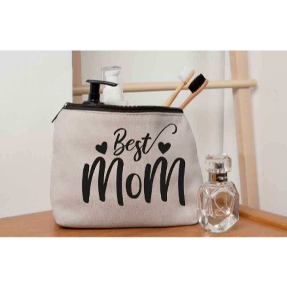 Best Mom Canvas Pouch | Mad Over Print