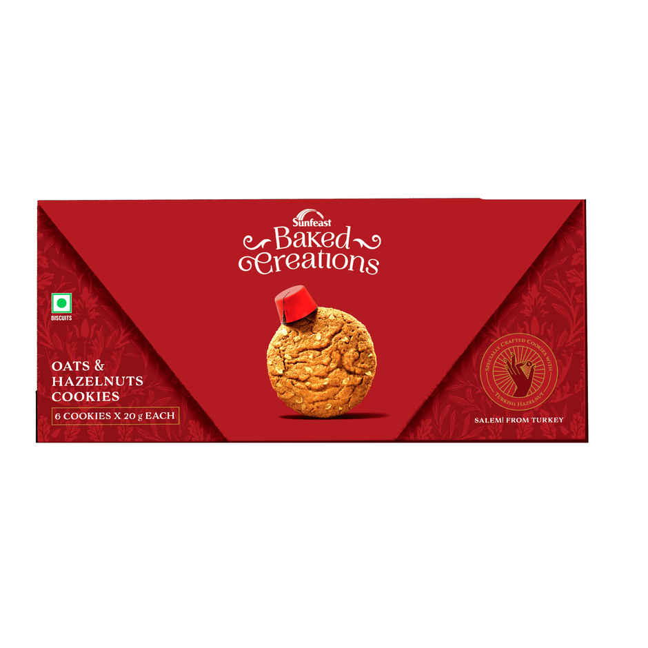 Sunfeast Baked Creations Oats & Hazelnut Cookies