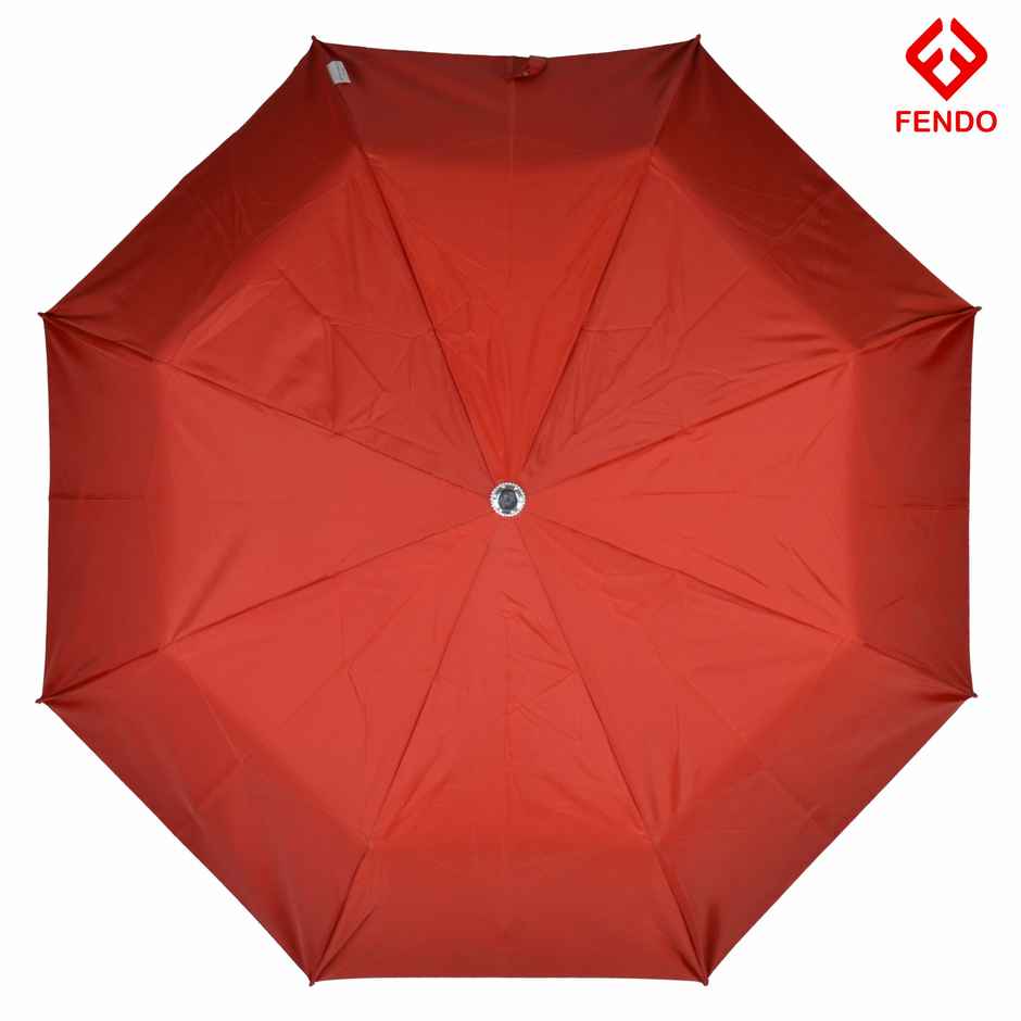 Fendo 3 Fold Hand Open 21.5 inch | Red Umbrella