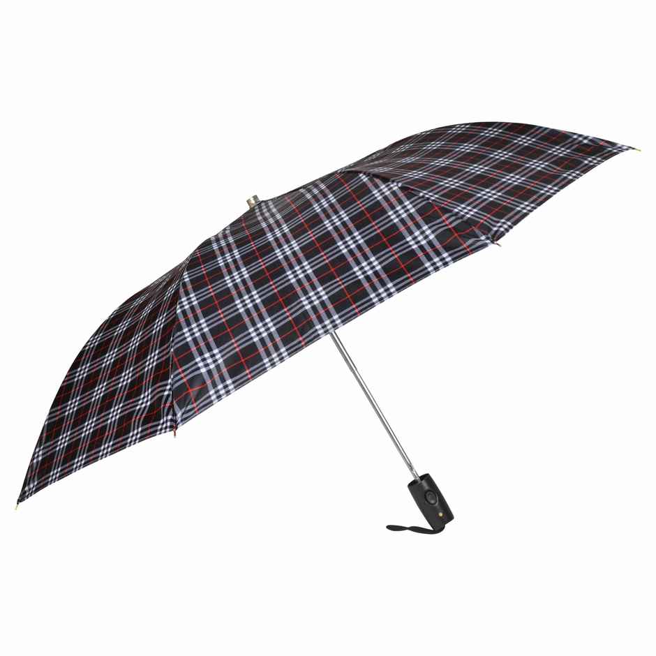 Fendo 21 inch 2 Fold Auto Open Umbrella | Checks