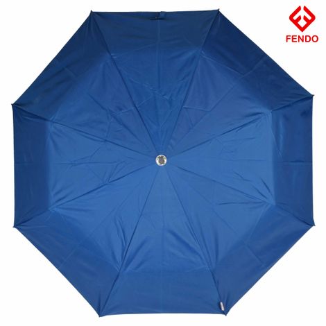 Fendo 3 Fold Hand Open 21.5 inch Royal Blue Umbrella