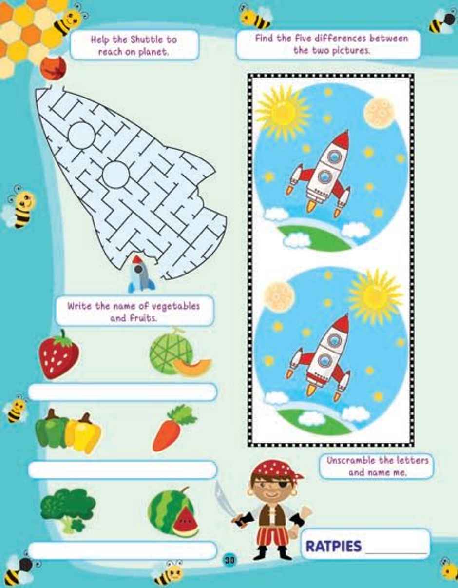 505 Activities For Kids Age 4+ With Fun Educational Activities-Mazes,Colouring, Word Search,Puzzles