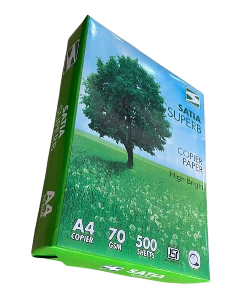 Satia A4 Copier Paper 70 Gsm, 500 Sheets
