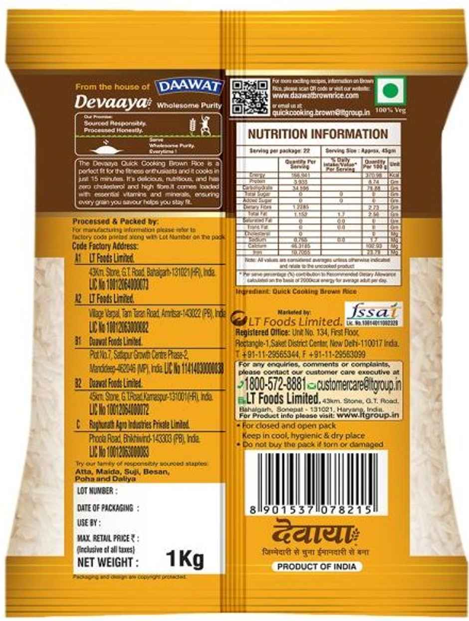 Daawat Devaaya Qcbr Weight Watcher