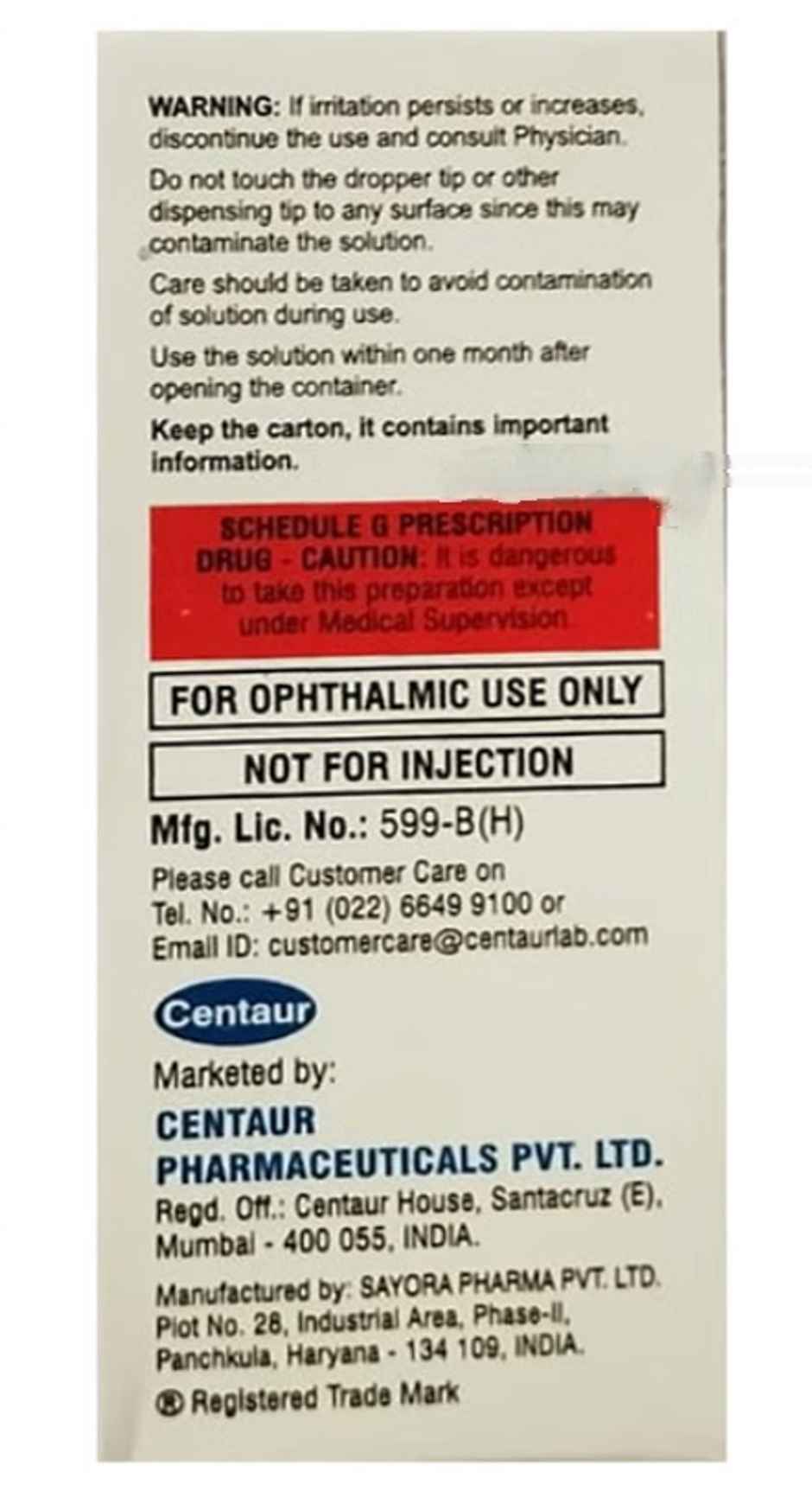 Ocurest AH New Eye Drop