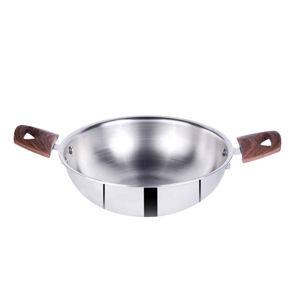 Bombay Kookware Tri Ply Kadai | 22 cm