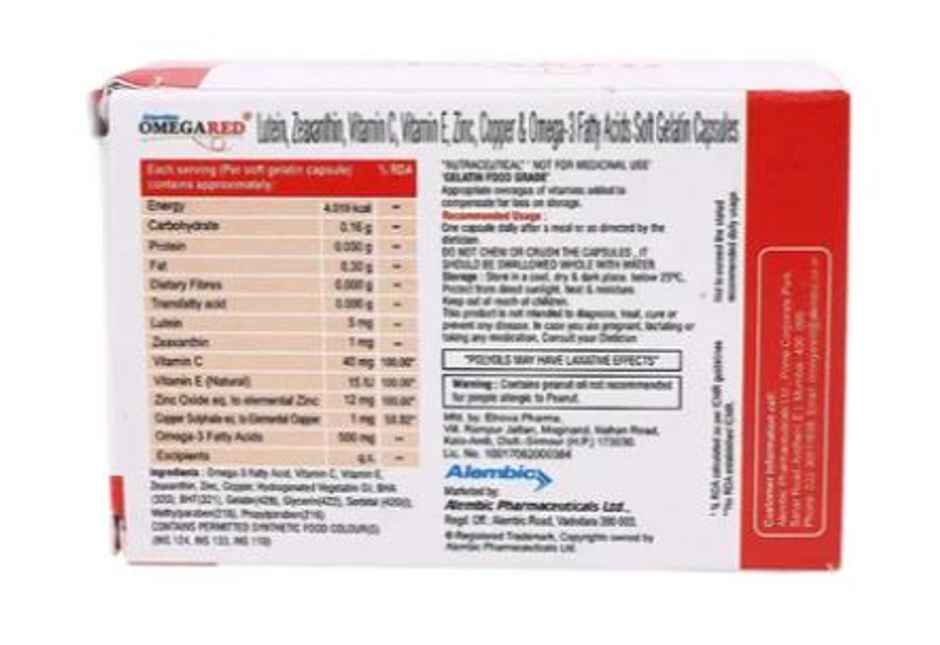 Omegared Soft Gelatin Capsule