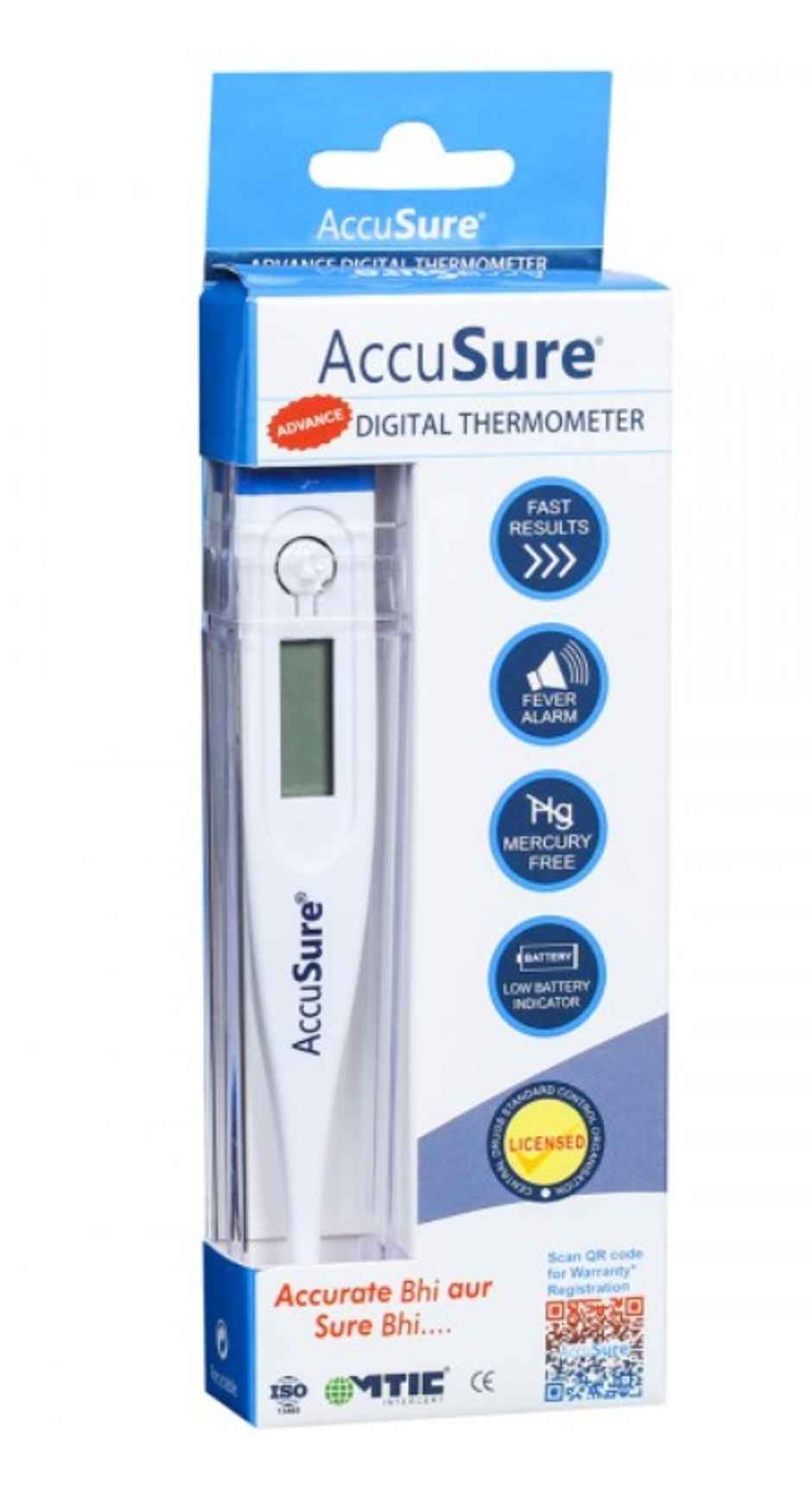 AccuSure Advance MT 1027B Digital Thermometer