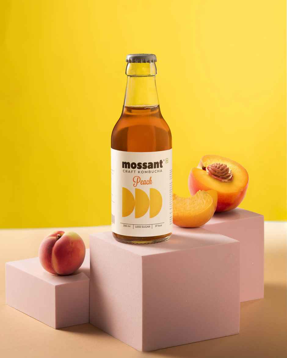 Mossant Peach Kombucha